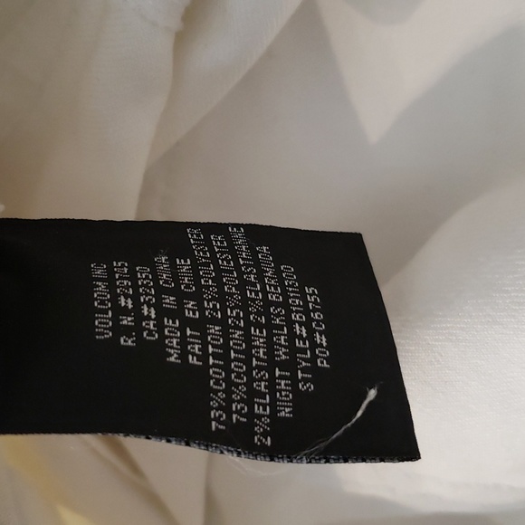 (29W) Volcom Night Walks Skinny Bermuda Fit Vacation Contemporary Modern - Picture 5 of 11